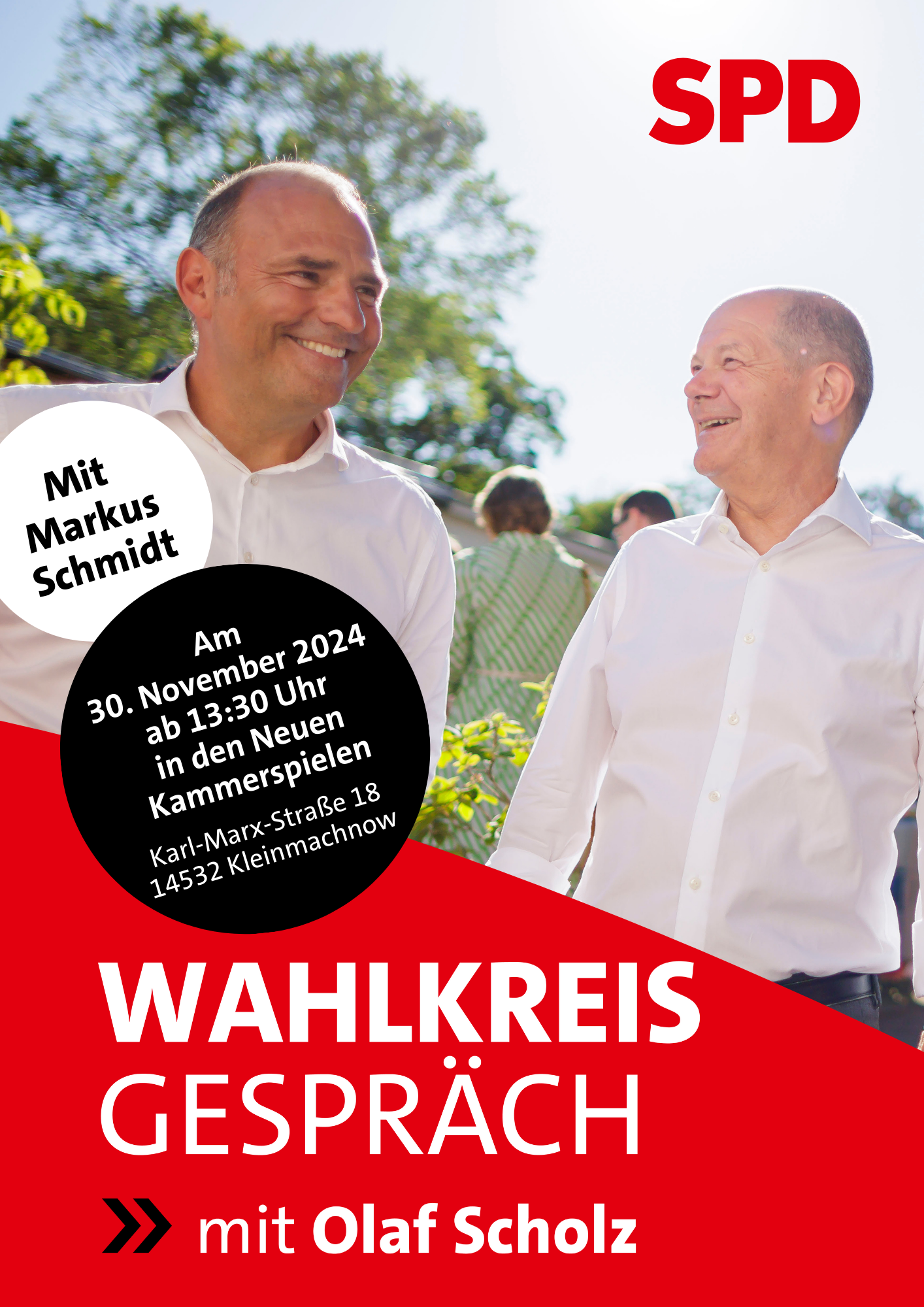 Wahlkreisgespräch mit Markus Schmidt & Olaf Scholz