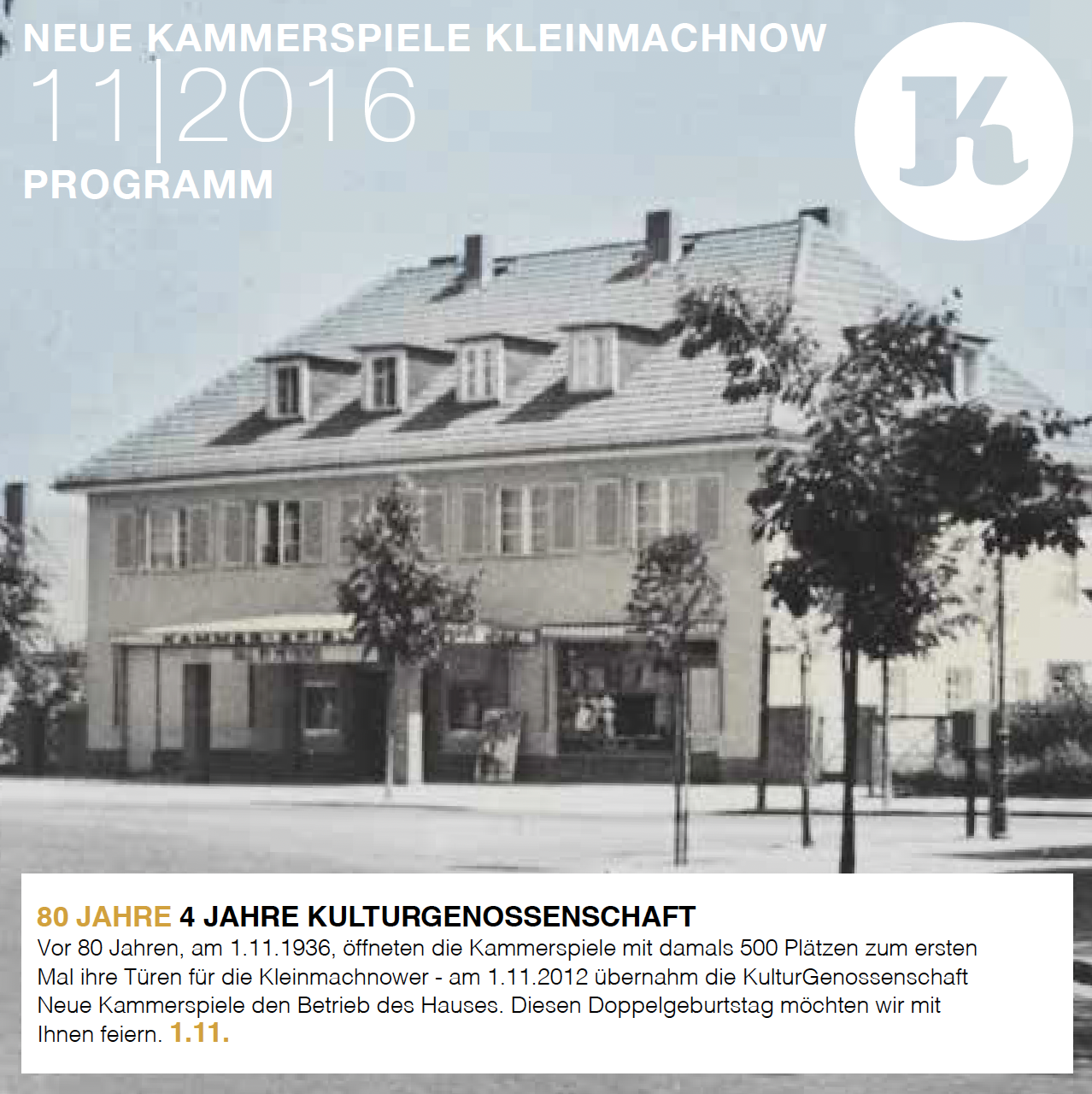 Neues Jahr - Neues Programm-Konzept