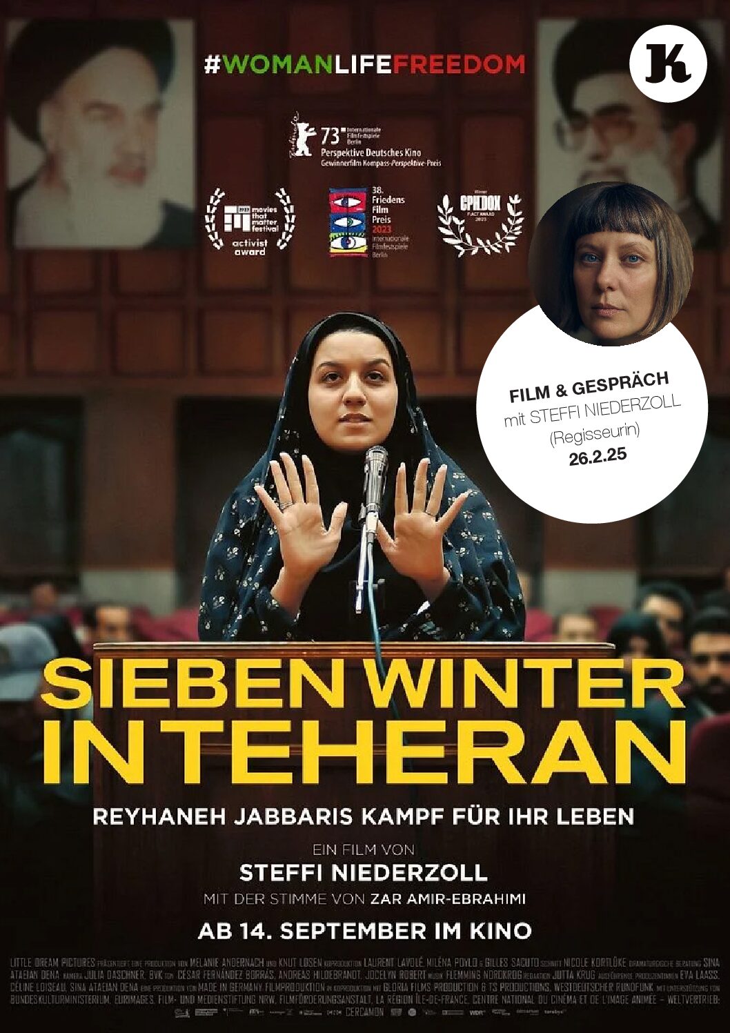 SIEBEN WINTER IN TEHERAN (OmU) mit Gespräch mit der Regisseurin Steffi Niederzoll